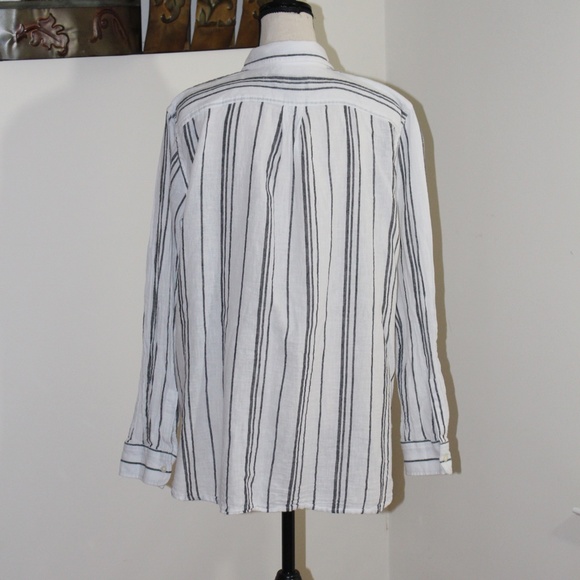 Chaps, Button down striped long sleeve shirt - Picture 3 of 7